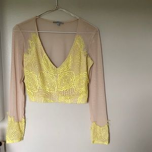 Charlotte Russe Mesh Crop Top!